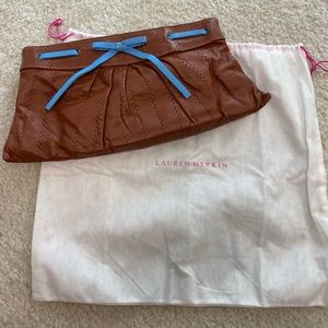Lauren Merkin Cognac Clutch